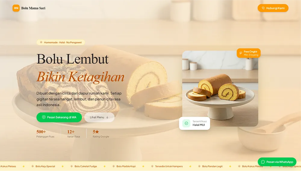 Bolu Mama Sari